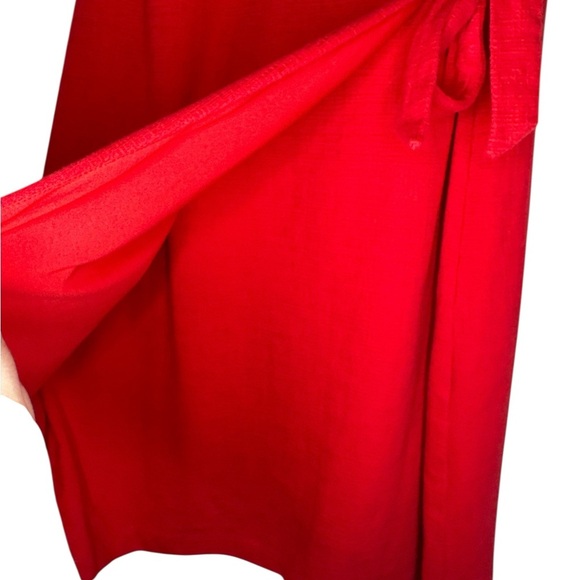 Loft Side Tie Wrap Textured Dress - Picture 3 of 7